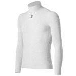 Maglia Intima Manica Lunga Silverskin Collo Alto X-warm Pearl Grey