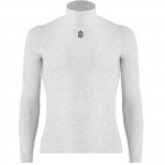 Maglia Intima Manica Lunga Silverskin Collo Alto X-warm Pearl Grey