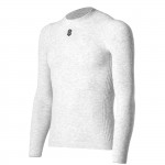 Maglia Intima Manica Lunga Silverskin Giro Collo Warm Pearl Grey