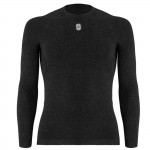 Maglia Intima Manica Lunga Silverskin Giro Collo X-warm Anthracite