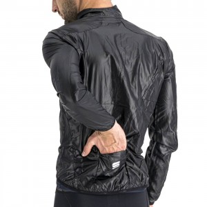 Giubbino Antivento Sportful Hot Pack Easylight Jacket Black