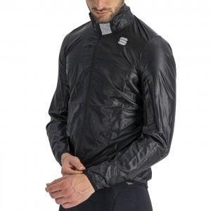 Giubbino Antivento Sportful Hot Pack Easylight Jacket Black