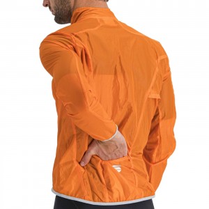 Giubbino Antivento Sportful Hot Pack Easylight Jacket Orange Sdr