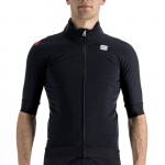 Giubbino Sportful Fiandre Pro Jacket Short Sleeve Black