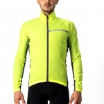 Giacca Antivento Castelli Squadra Stretch Jacket Electric Lime/dark Grey