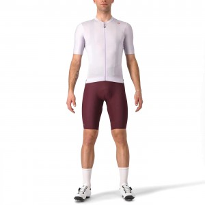 Maglia Manica Corta Castelli Espresso Jersey Purple Mist/dark Gray