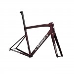 Telaio Specialized S-works Tarmac Sl8 Gloss Solidity / Red To Black Pearl / Metallic White Silver