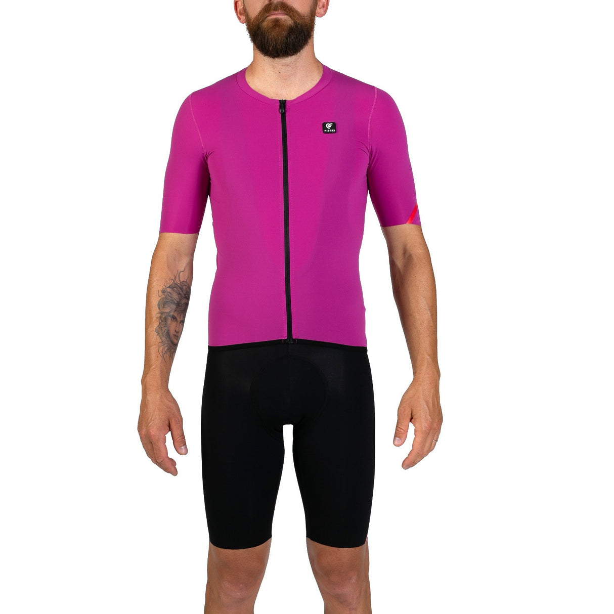 Maglia Manica Corta Prima Pelle Ciclamino