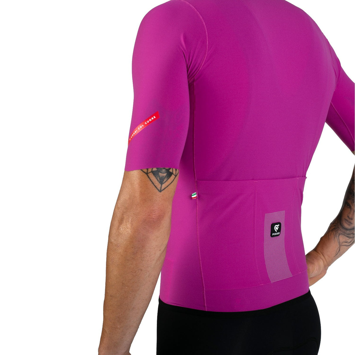 Maglia Manica Corta Prima Pelle Ciclamino