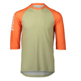 T-shirt Mtb Pure 3/4 Jersey Prehnite Green/zink Orange